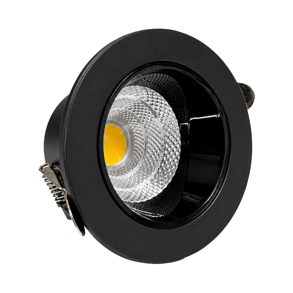 102113 -02 - Anti-Glare Cup 8W Black/Black 4000K – NEWPOWER