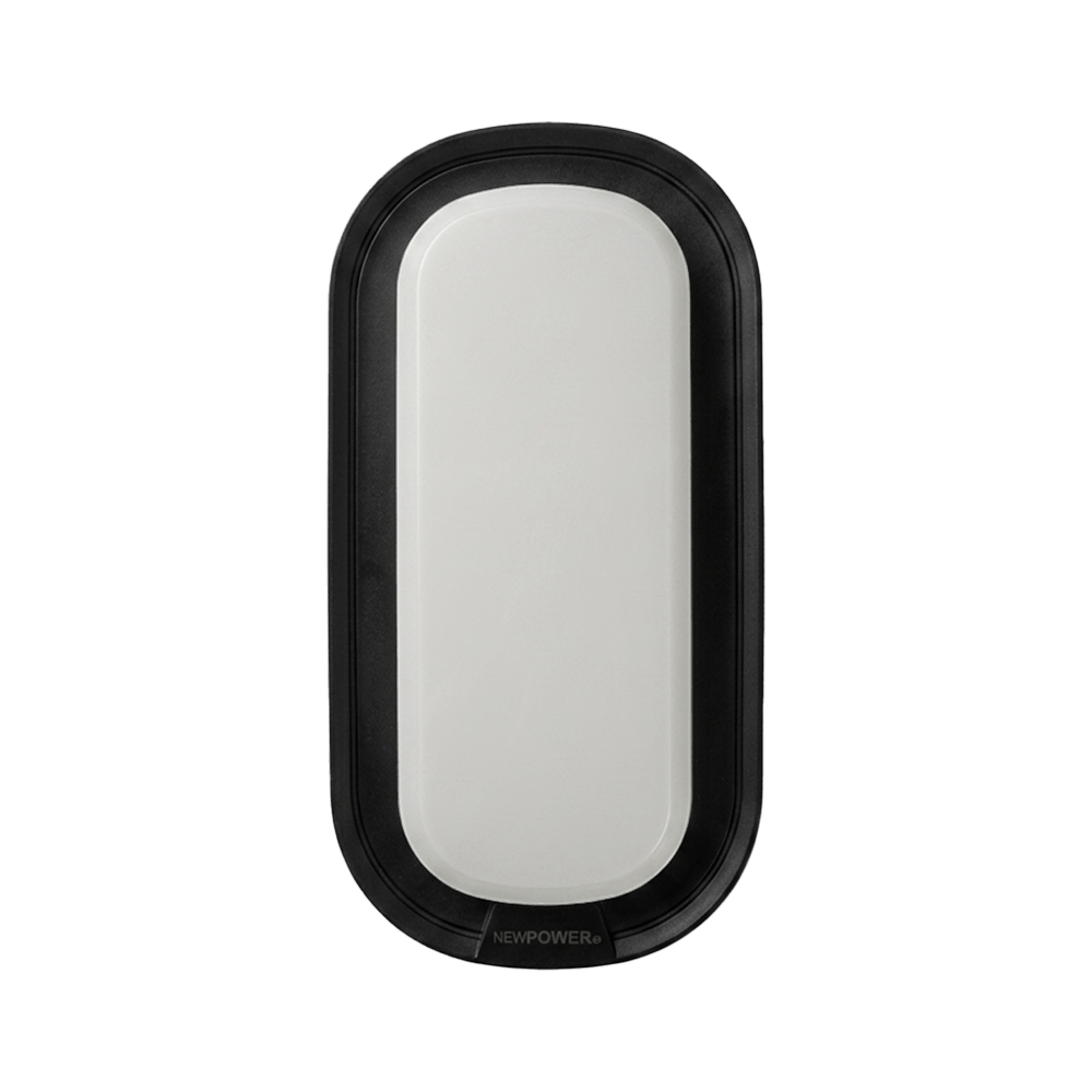 Oval Black 24W IP65 3000K NEWPOWER - Image 2