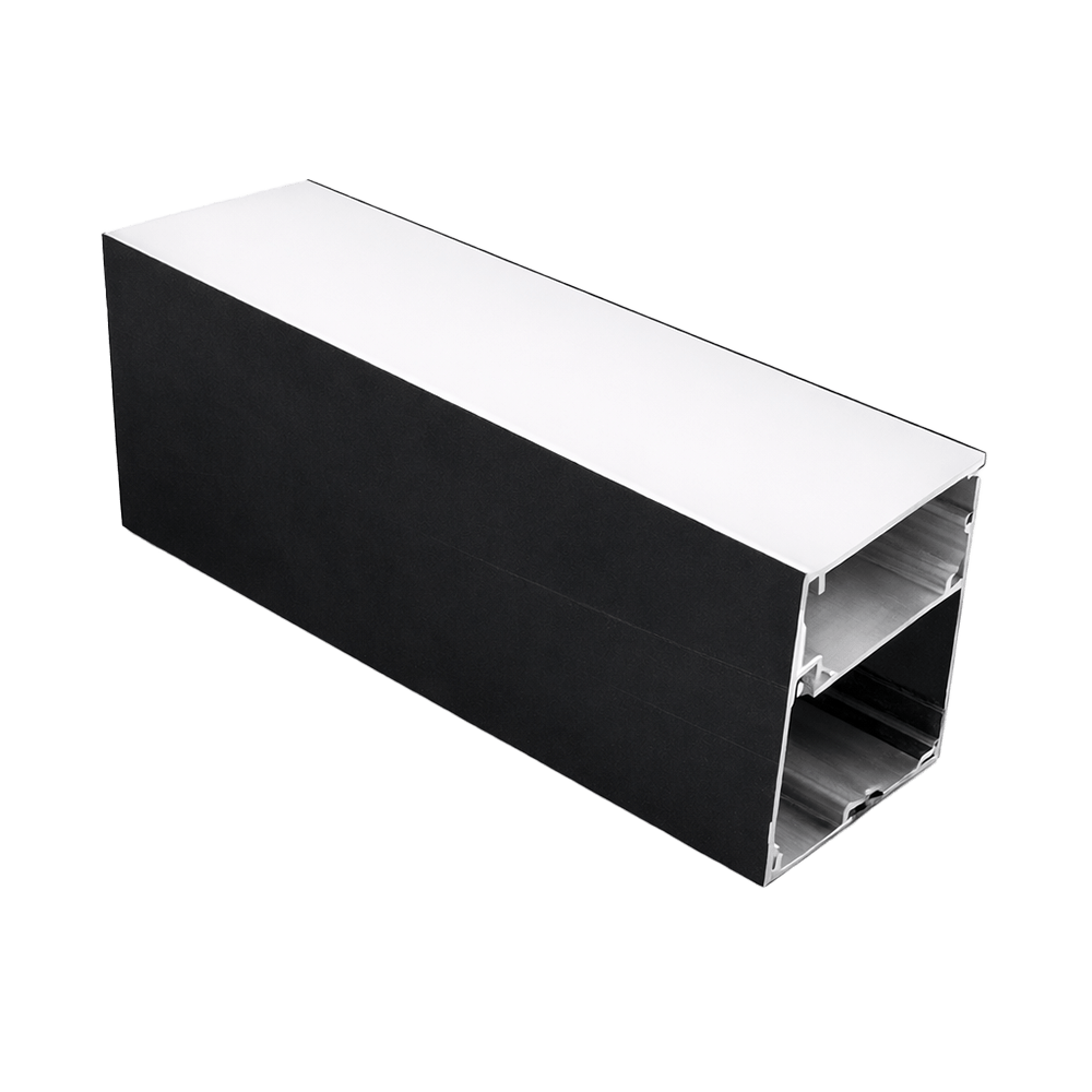 Aluminum Profile Black Surface Mounted Wall/Ceiling Suspended 3m Size 5070 – NEWPOWER