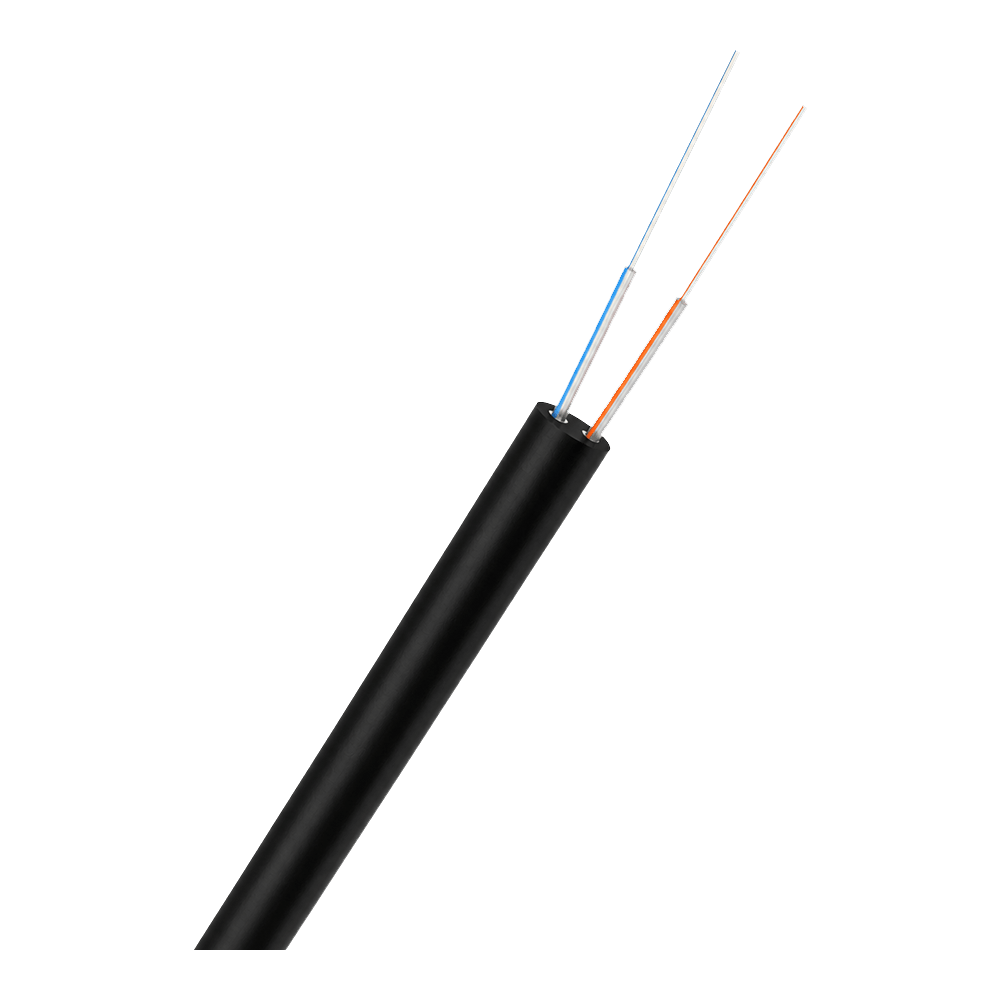 Flexible Fiber Optic Cable Black 2 Core – NEWPOWER