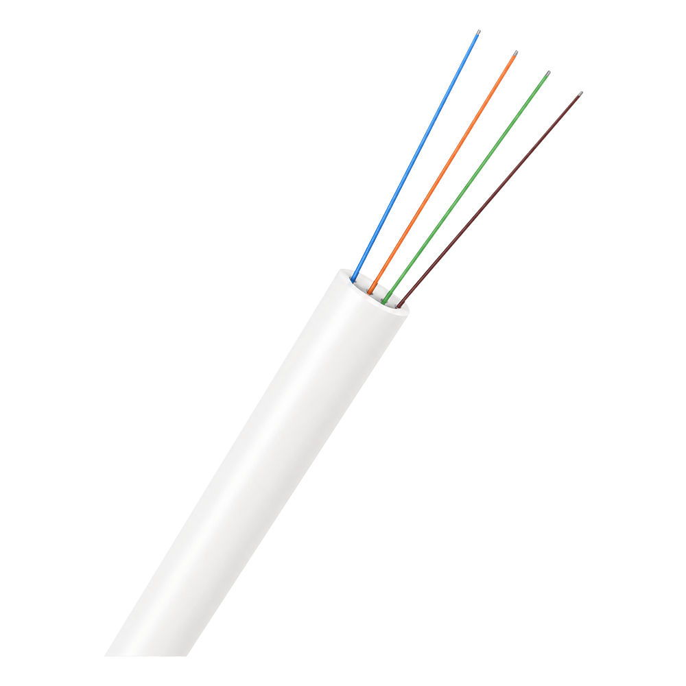 203009 - Flexible Fiber Optic Cable White 4 Core – NEWPOWER