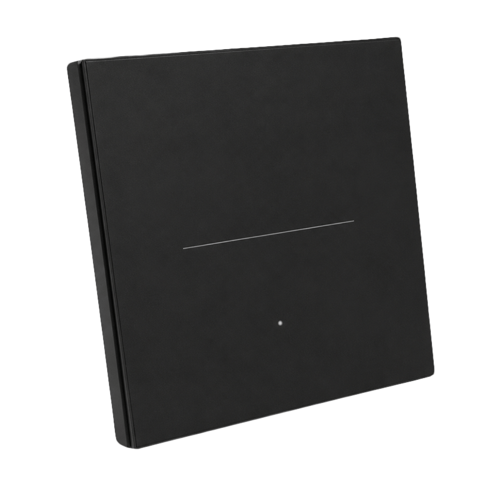 Smart Switch Single WiFi Black Glass Panel – NEWPOWER - Image 2