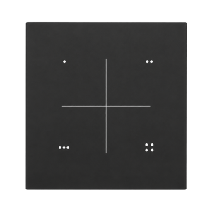 Smart Switch Quadruple WiFi Black Glass Panel – NEWPOWER